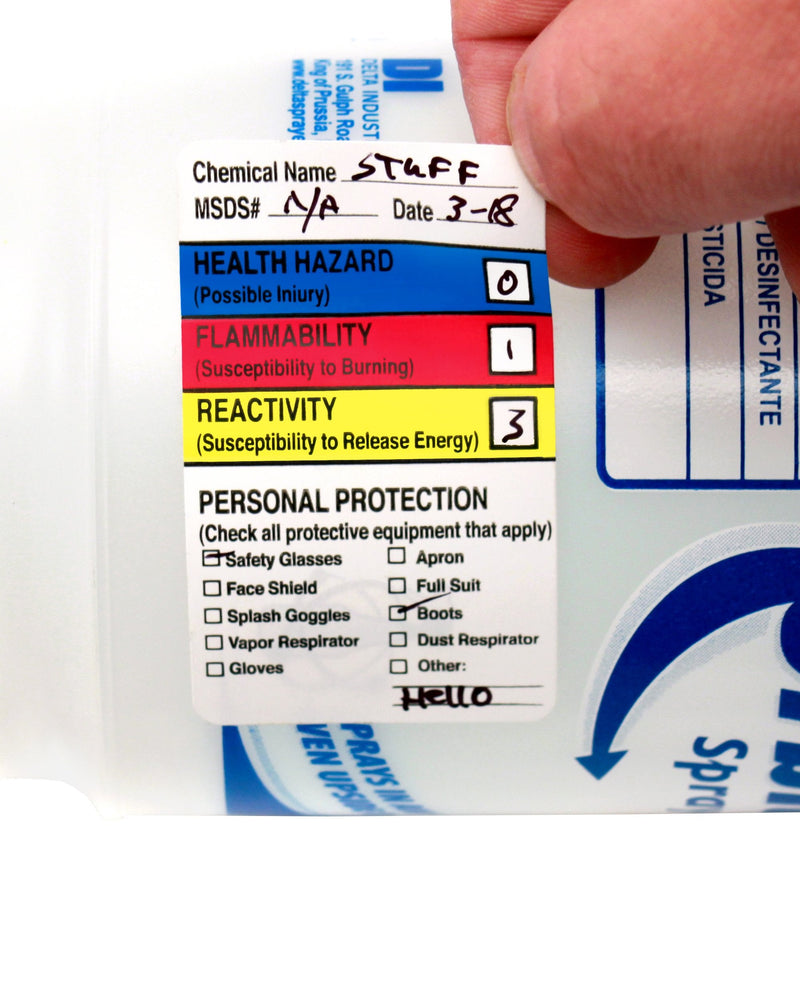 [Australia - AusPower] - ChromaLabel 1-1/2 x 2-1/2 Inch HMIG Write-in Labels, 250/Roll 