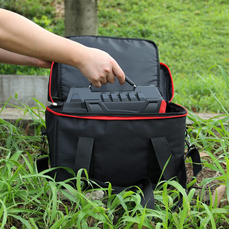 [Australia - AusPower] - Carrying Case Bag for Outdoor Camping Travel, Compatible with Apowking HP500 Portable Power Station, Storage Case with Inner Pocket for Charging Cable and Accessories(HP500 NOT INCLUDED) 