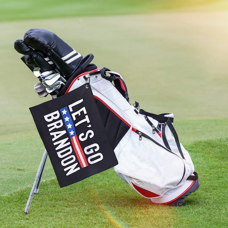 [Australia - AusPower] - Golf Towel | Super Absorbent Microfiber Towels | Lightweight, Scratch-Resistant, and lint-Free | Aluminum Alloy Hook | 16x12 Inches for Father's Day (Golf Towel-WG) 