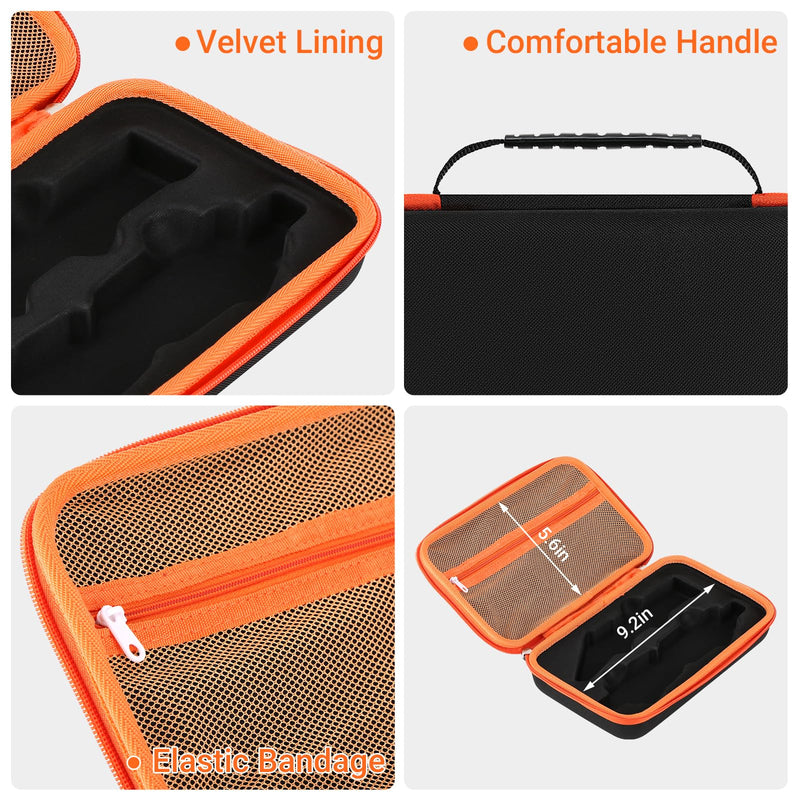 [Australia - AusPower] - PCGDFly Hard Carrying Storage Case for Klein Tools ET310 AC Circuit Breaker Finder & RT250 GFCI Receptacle Tester & 80041 Outlet Repair Tool Kit, Electrical Tools Storage Organizer Holder Bag 