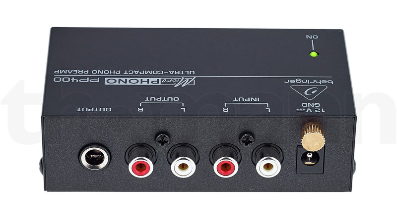 [Australia - AusPower] - Behringer MICROPHONO PP400 Ultra-Compact Phono Preamp, Silver 