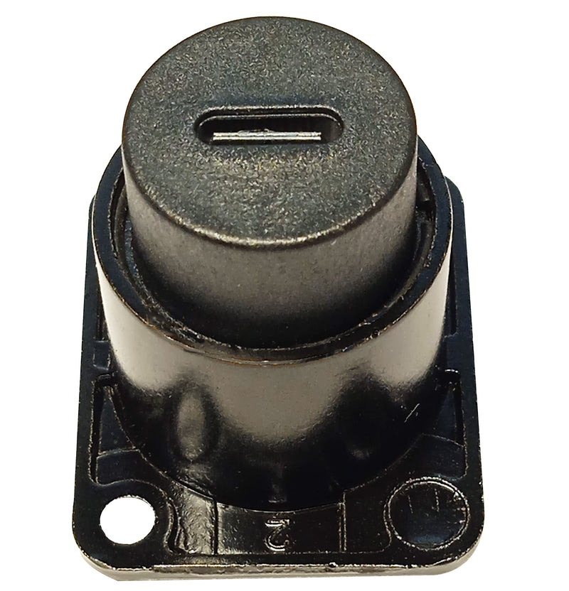 [Australia - AusPower] - SHANFEILU D Type Panel Mount Adapter Coupler USB Type C 3.1 Female to Female Panel Fixed Pass Through Module Extension Converter Data Transmission for Audio Video Network Equipment 