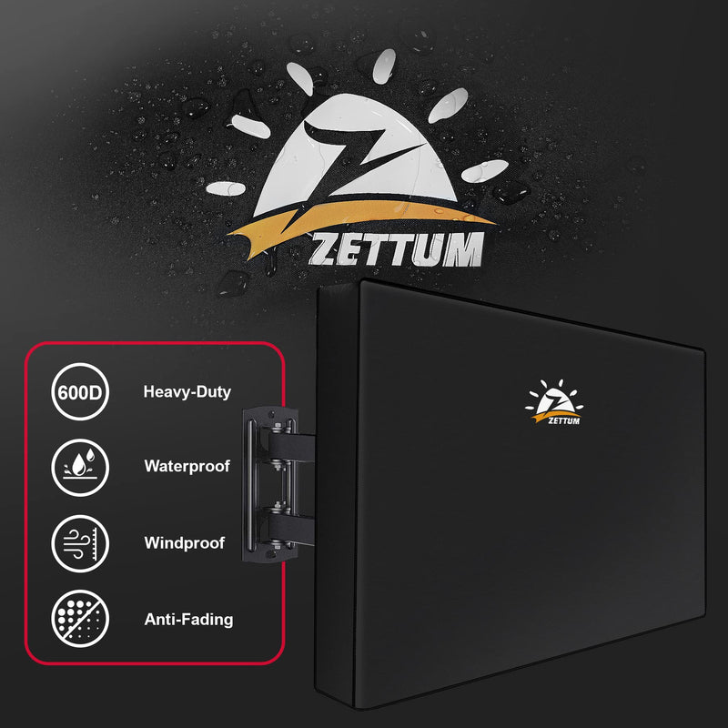 [Australia - AusPower] - Zettum Outdoor TV Cover 32 Inch - 600D TV Cover Weatherproof & Waterproof for 28 to 32 Inch Outdoor TV, Heavy Duty TV Enclosure Protector for Outside Flat Screen TV (Size: 30" L x 6" D x 20" H) 28" - 32" TV 