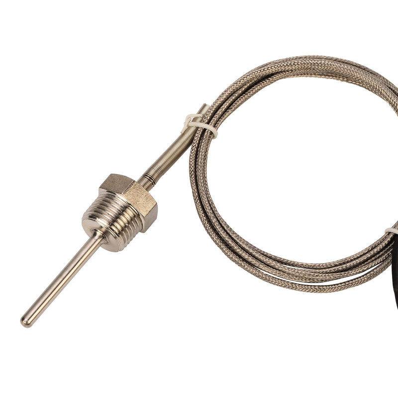 [Australia - AusPower] - Waterproof K Type Thermocouple - Jaybva Grounded Temperature Sensor Probe for PID Temperature Controller Two Wire Stainless Steel NPT3/4" BSPT 1/2" inch Pipe Thread 0~500℃ with 2m Shield Wire 1/2" K Type 
