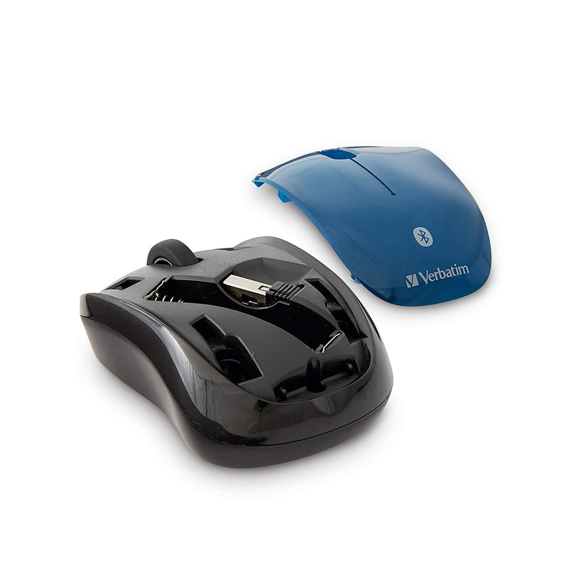 [Australia - AusPower] - Verbatim Bluetooth Wireless Tablet Multi-Trac Blue LED Mouse - Dark Teal 
