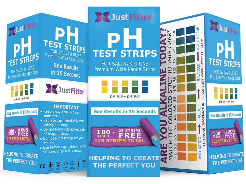 [Australia - AusPower] - pH Test Strips for Testing Alkaline and Acid Levels in The Body. Track & Monitor Your pH Level Using Saliva and Urine. Get Highly Accurate Results in Seconds. 