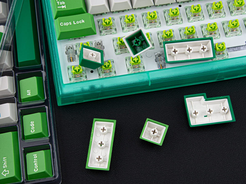 [Australia - AusPower] - Custom Keycaps Cherry Profile 172 Keys Kit - ABS Double-Shot Keycap for ANSI & ISO Layout Mechanical Keyboards - Compatible with 60%, 65%, 75%, 80%, 100% Keyboards (Typewriter) 