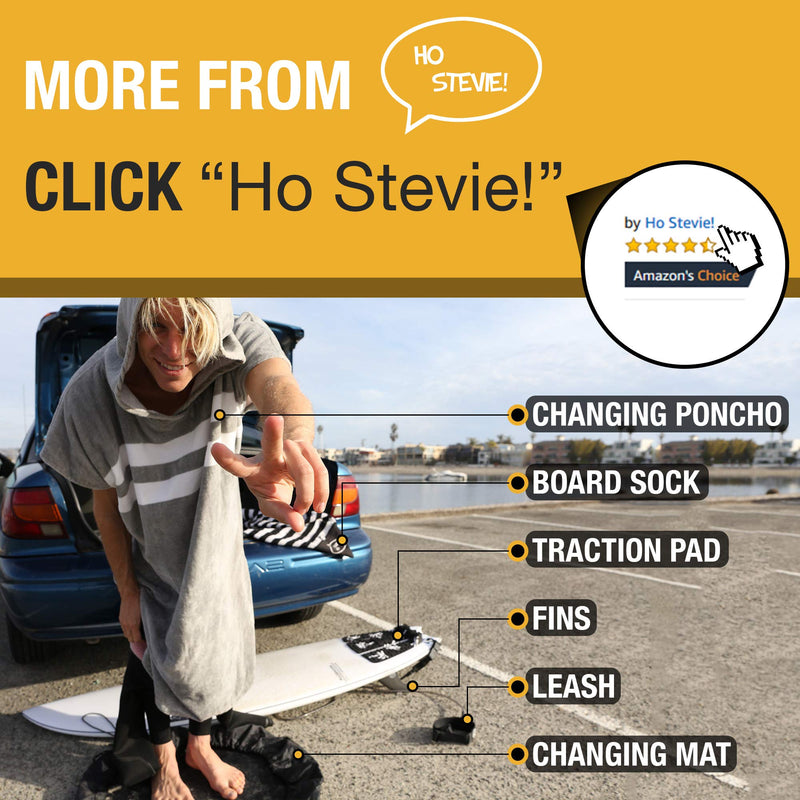 [Australia - AusPower] - Ho Stevie! Longboard/SUP Center Fin + Free No-Tool Screw [Choose Size & Color] Black 8" 