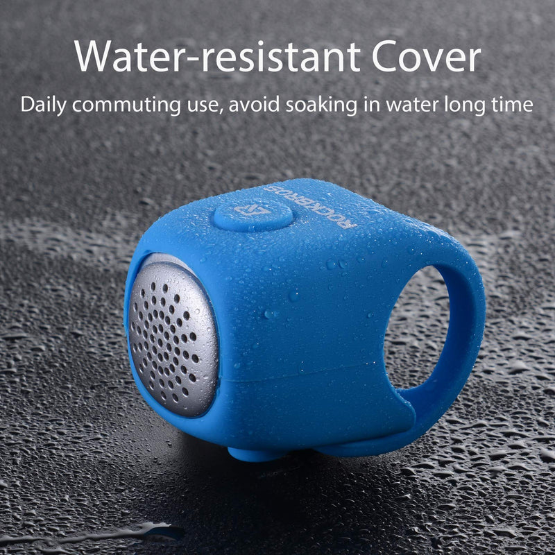 [Australia - AusPower] - Rock BROS Electra Bike Bell 90dB Electric Cycling Bells Horn Loud Bicycle Horns Water-Resistant 3 Sound Modes Bike Bells Black 