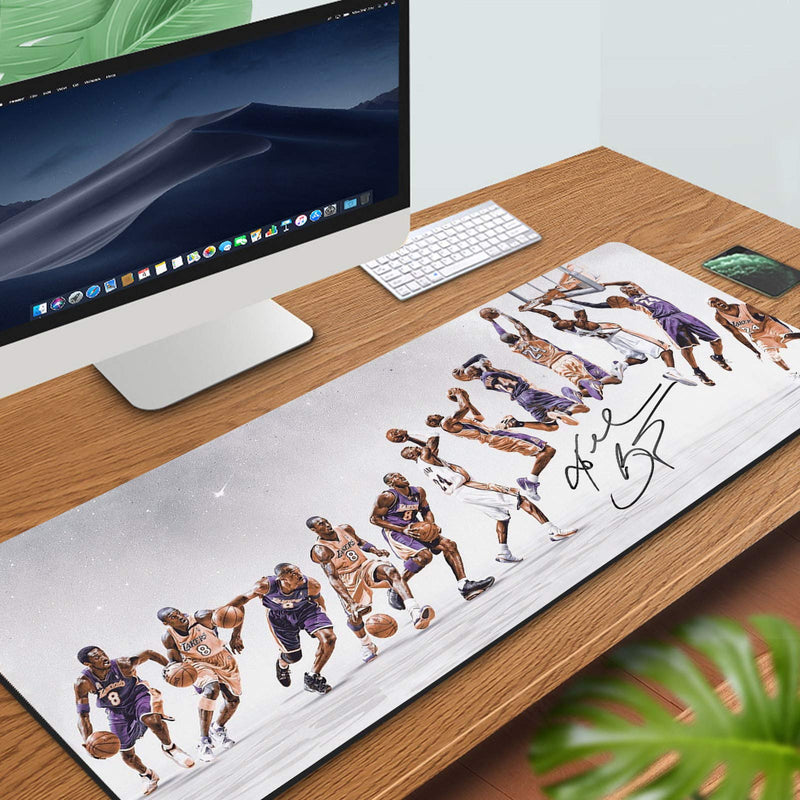 [Australia - AusPower] - RTGGSEL 31.5x11.8 Inch Novelty KB Slow Motion Evolution Long Extended Large Gaming Mouse Pad with Stitched Edges XL Laptops Keyboard Mouse Mat Desk Pad KB Move 