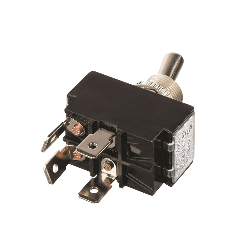 [Australia - AusPower] - NSI 78080TQ Industries, LLC Toggle Switch, Maintained Contact and Multiple Pole, On Off Circut Function, DPST, Brass/Nickel Actuator, 15/10 amps at 125/250 VAC, 0.250 Quikconnect Connection 