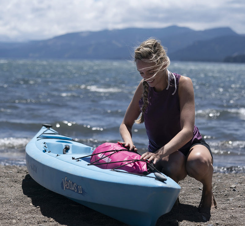 [Australia - AusPower] - MARCHWAY Floating Waterproof Dry Bag 5L/10L/20L/30L/40L, Roll Top Sack Keeps Gear Dry for Kayaking, Rafting, Boating, Swimming, Camping, Hiking, Beach, Fishing Pink 20L 