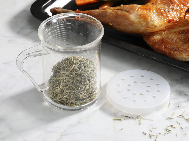 [Australia - AusPower] - New Star Foodservice 22513 Plastic Dredge with 3 Snap-on Lid, Seasoning Sugar Spice Pepper Shaker, 10 OZ 