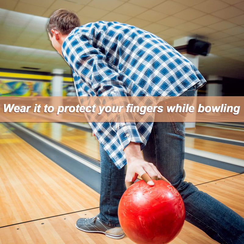 [Australia - AusPower] - Civaner 200 Pieces Bowling Thumb Tape Bowling Finger Tape Protective Performance Tape Elastic Bowling Tape Fitting and Protection Finger Tape for Bowlers Exercise Sport Bowling Accessories 