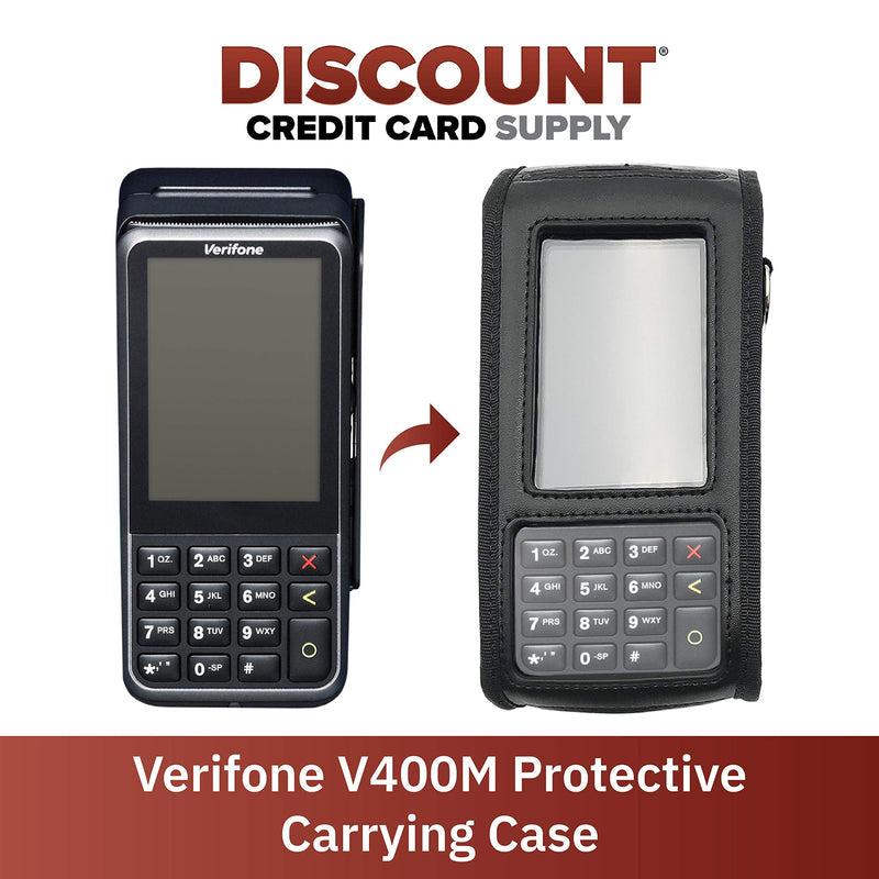 [Australia - AusPower] - Verifone V400M Credit Card Terminal Carrying Case with Shoulder Strap, Black 