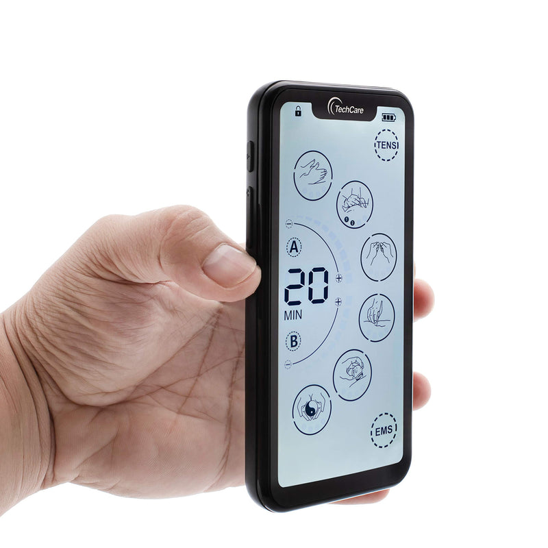 [Australia - AusPower] - Tens Unit Muscle Stimulator 24 Massage Mode Tens EMS Machine Device Touchscreen Massager Intensity Deep Tissue Shoulder Pain Relief Sciatica Tendonitis Plantar Fasciitis 