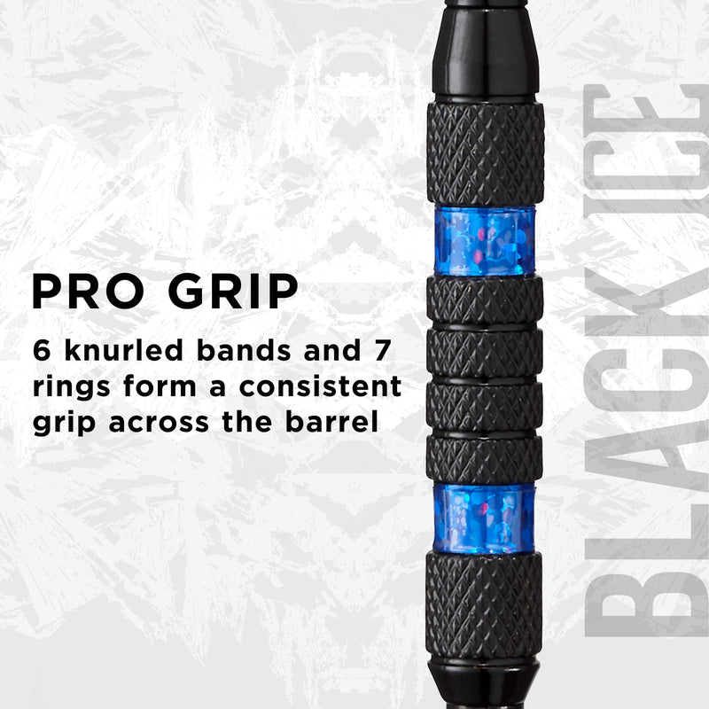 [Australia - AusPower] - Viper Black Ice Soft Tip Darts Blue Rings 18 Grams 