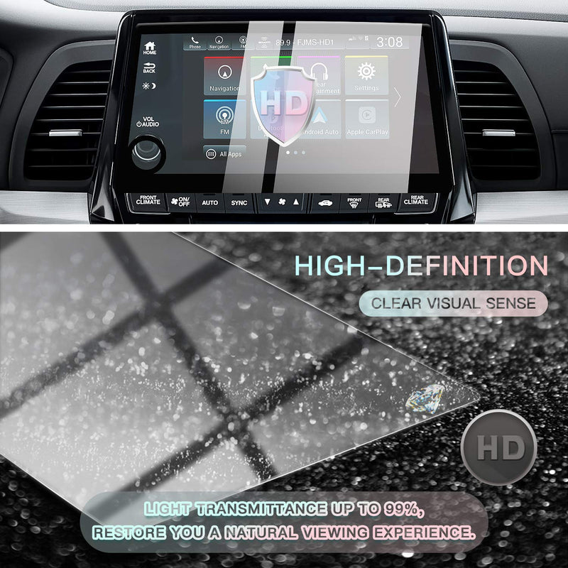 [Australia - AusPower] - Updated CDEFG Car Center Control Touch Screen Navigation Screen Protector for 2018 2019 2020 2021 Odyssey EX EX-L Touring, Clear HD Anti-Explosion Touchscreen with Silk-Screen Printing Tech (8-Inch) 