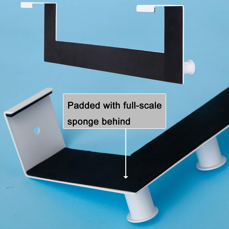 [Australia - AusPower] - WEBI Over The Door Hook,Door Hanger:Over The Door Towel Rack,6 Peg Door Hooks for Hanging,Door Coat Hanger Over The Door Coat Rack for Towels,Clothes,Behind Back of Bathroom,White 1 Pack White 