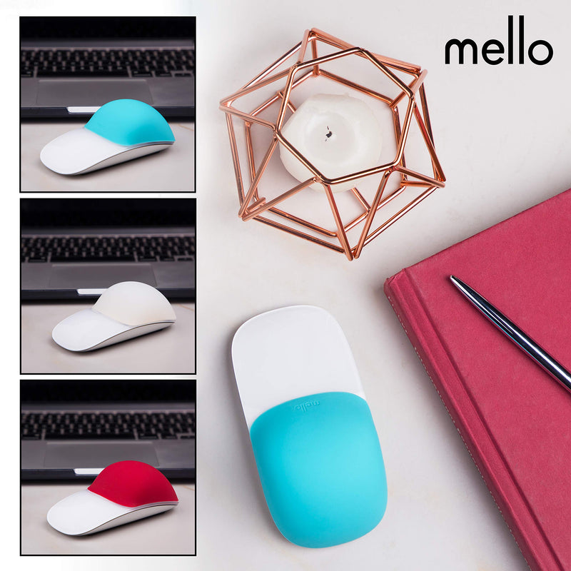 [Australia - AusPower] - Mello Silicone Cushion Compatible with Apple Magic Mouse 1 & 2 (Tuxedo Black) Tuxedo Black 