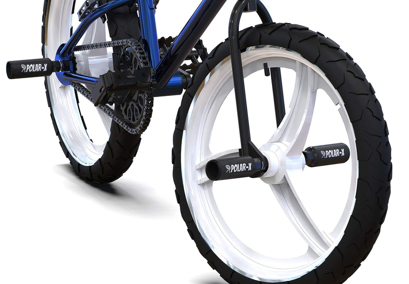 [Australia - AusPower] - Volo Polar-X PEGFOR BMX Bicycle Foot Studs, Aluminum Alloy Non-Slip Leading Foot, Suitable for Mountain Bike Riding, Pegs Mountain Bike, BMX Foot Pegs, Suitable for 3/8 Inch Axles Black 