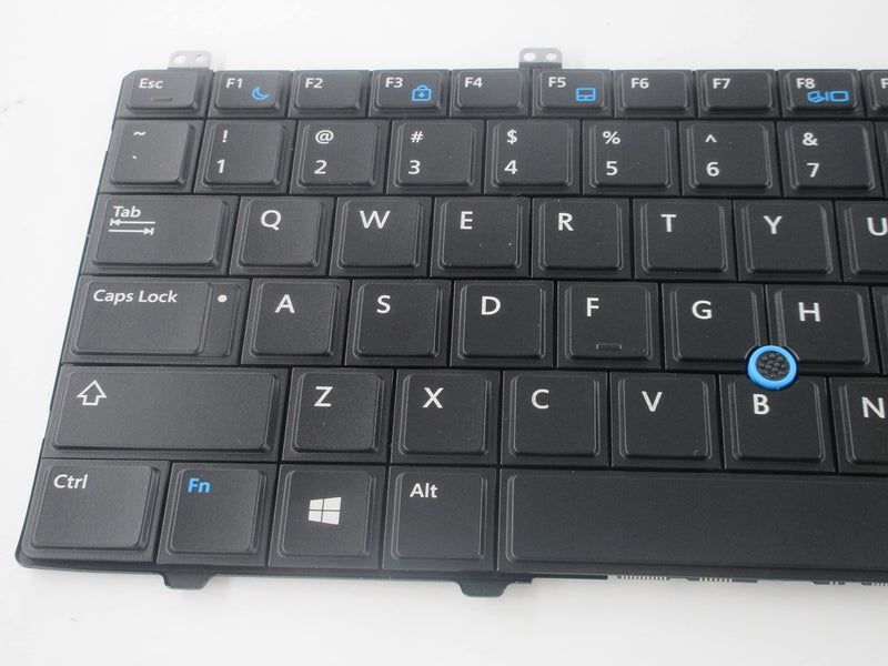 [Australia - AusPower] - SUNMALL Keyboard Replacement with Pointer and Backlight for Latitude 15 5000 E5540 Series Laptop Black US Layout 
