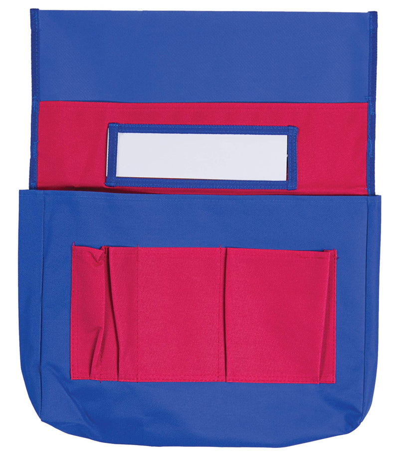 Carson Dellosa Chairback Buddy Pocket Chart—Blue and Red Desk Chair