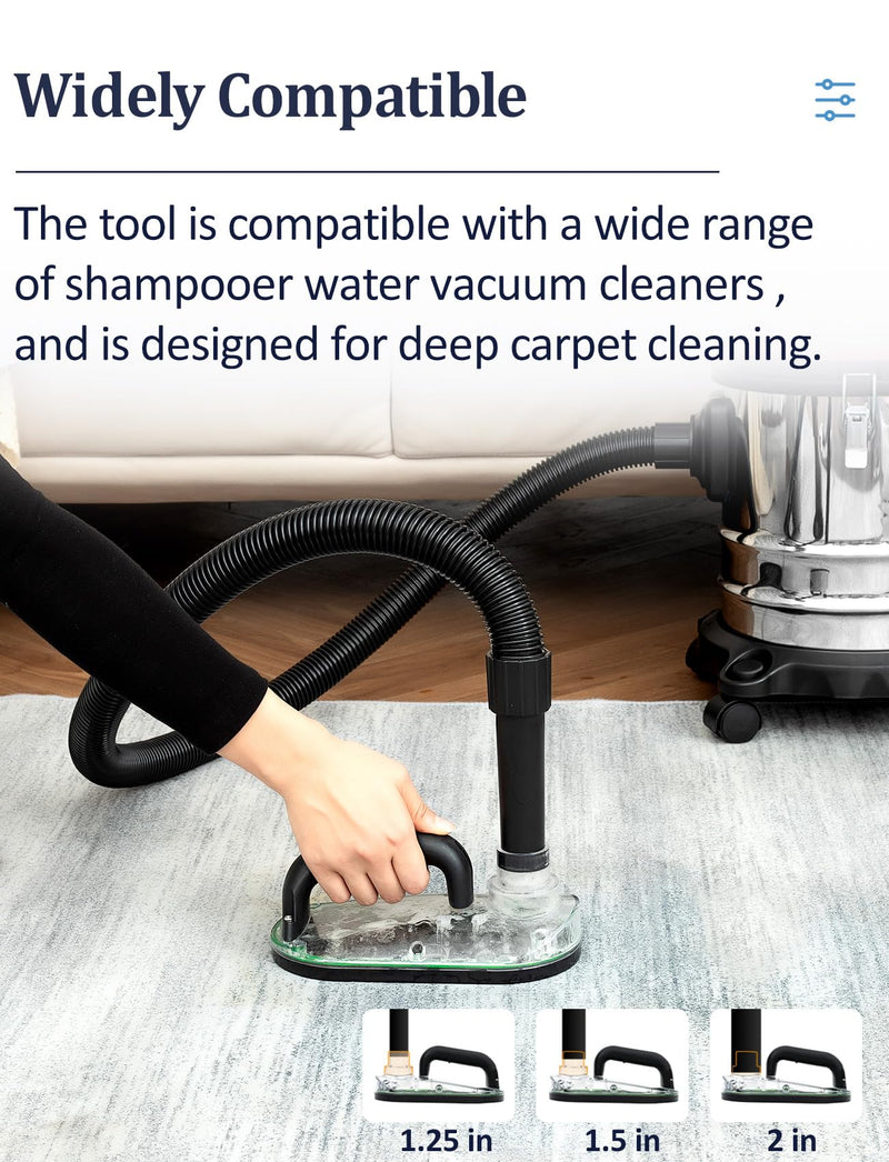 [Australia - AusPower] - Dysolve Carpet Stain Remover Tool Attachment for Water Filtration Wet Extractor Vacuum Cleaner, Deep Cleaning Pet Rug Shampooer Solution for Home Floor 