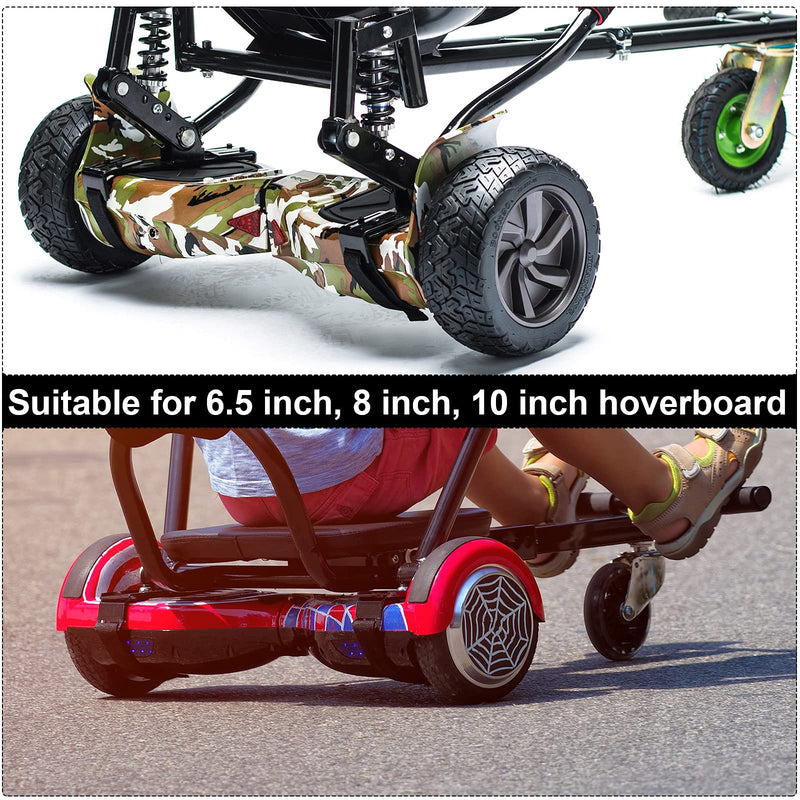 [Australia - AusPower] - Aodaer 8 Pack Adjustable Hoverboard Straps Replacement Straps and Strap Protector Hook and Loop Kart Accessories Seat Attachment Straps Fastening Hoverboard Cable for Kart Balance Scooter 
