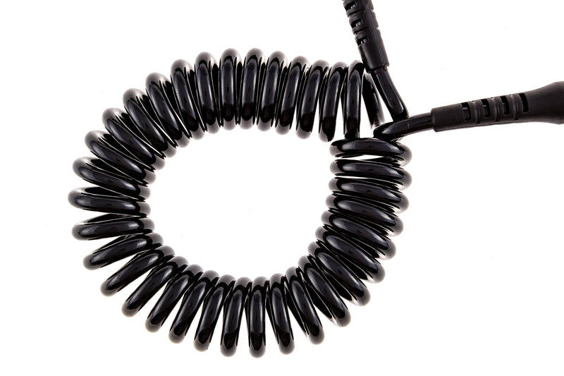 [Australia - AusPower] - Santa Barbara Surfing SBS 10' Coiled SUP Leash - Guaranteed for Life - Premium Design for Flat & Open Water Stand Up Paddle Board Black 10ft 