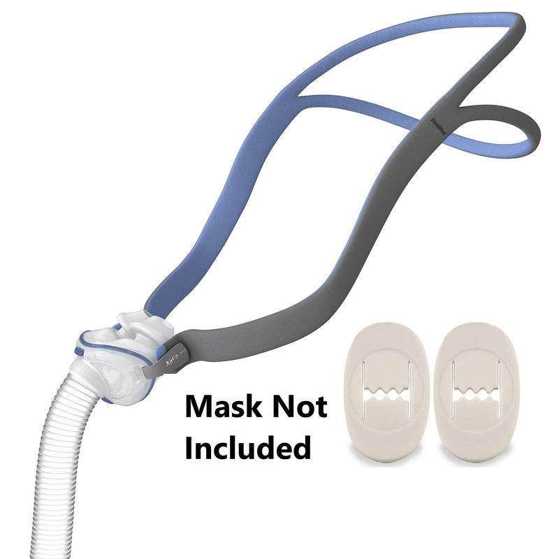 [Australia - AusPower] - Organic Deal CPAP Headgear Strap Compatible with ResMed AirFit P10 CPAP Mask - ResMed CPAP Supplies Option - Mask Straps for P10 CPAP Pillow Mask - CPAP Headgear AirFit P10 (Mask Not Included) 