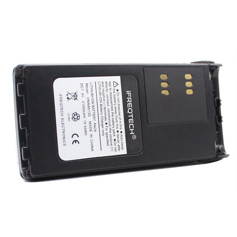 [Australia - AusPower] - Battery for Motorola HT750 HT1225 HT1250 HT1550 HNN9013 HNN9013D 2100mAh Li-ion Battery with Belt Clip 