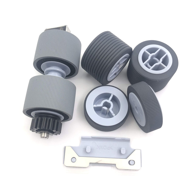 [Australia - AusPower] - OKLILI PA03450-K011 PA03450-K012 PA03450-K013 PA03450-K014 Pick Roller Set Separator Roller Set Brake Roller Separation Pad Compatible with Fujitsu fi-5900C fi-5950 fi-5900 Scanner 