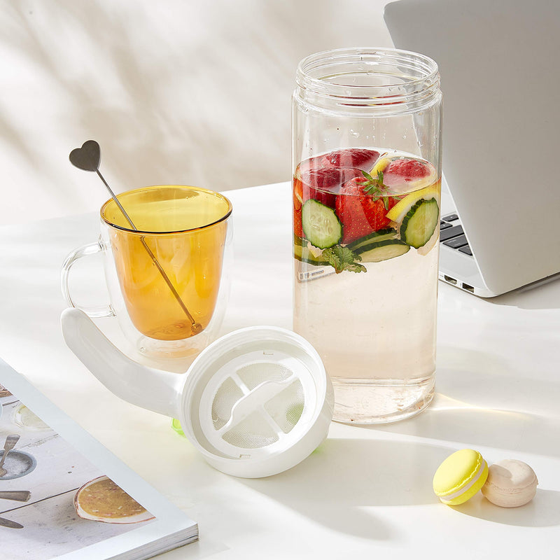 [Australia - AusPower] - Karafu 50 Oz Airtight Glass Pitcher with Lid and Locking Spout, Heat Resistance Glass Carafe for Water, Coffee, Tea, Other Beverages 50Oz 