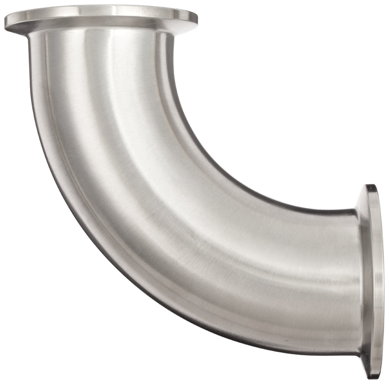 [Australia - AusPower] - Dixon B2CMP-R150 Stainless Steel 316L Sanitary Fitting, 90 Degree Clamp Elbow, 1-1/2" Tube OD 