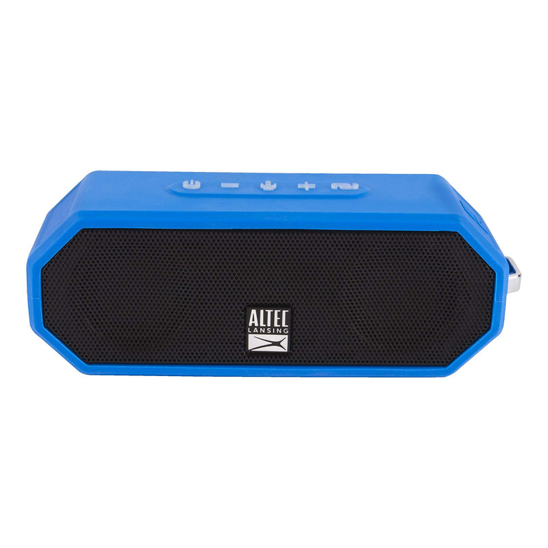 [Australia - AusPower] - Altec Lansing IMW449 Jacket H2O 4 Rugged Floating Ultra Portable Bluetooth Waterproof Speaker with up to 10 Hours of Battery Life, 100FT Wireless Range and Voice Assistant Integration (Royal Blue) Royal Blue 