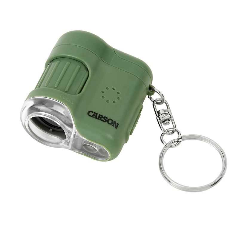 [Australia - AusPower] - Carson MicroMini 20x LED Lighted Pocket Microscope with Built-in UV and LED Flashlight - Green, Large & Pocket Micro 20x-60x LED Lighted Zoom Field Microscope with Aspheric Lens System (MM-450),Blue 