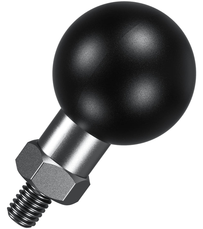 [Australia - AusPower] - BRCOVAN 1'' Ball Adapter with M8 x 1.25 Threaded Post Compatible with RAM Mounts B Size 1 Inch Ball Double Socket Arm 