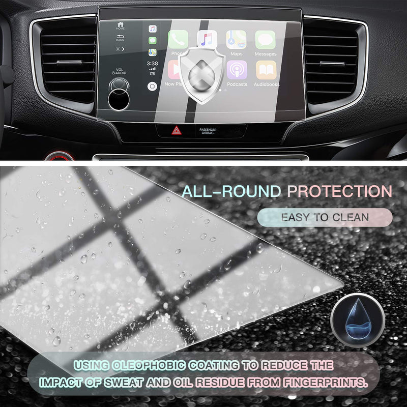 [Australia - AusPower] - CDEFG Car Center Control Touch Screen Navigation Screen Protector Foils for 2019 2020 Ridgeline Pilot, Tempered Glass GPS Display Protective Film Scratch-Resistance (8-Inch) 