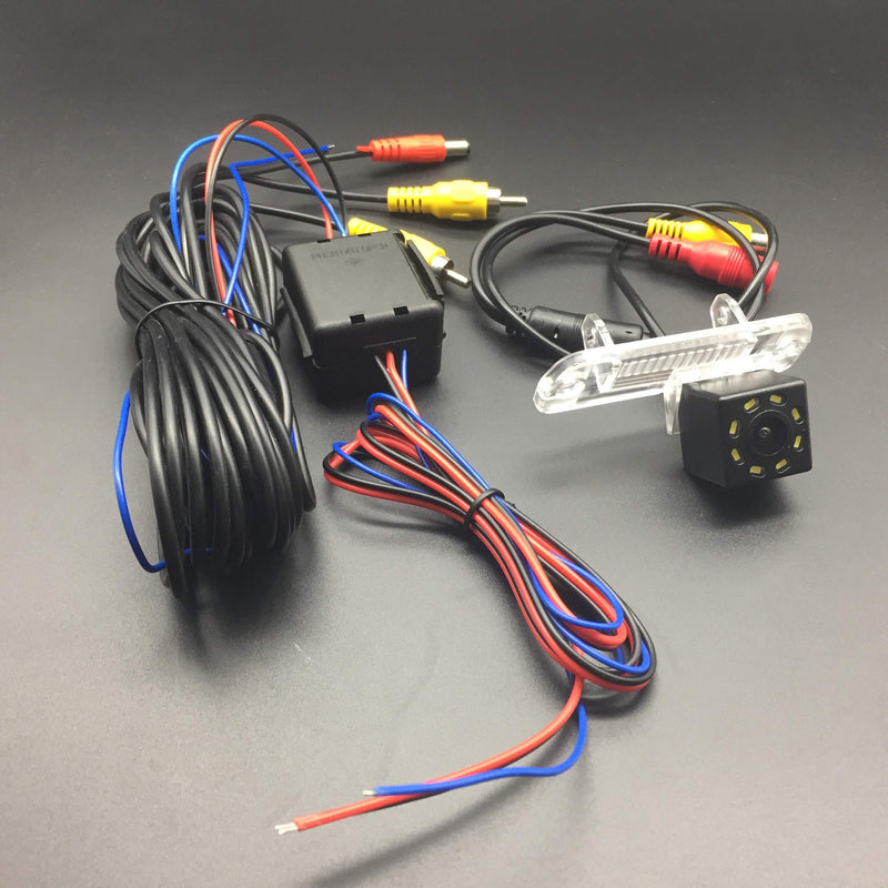 [Australia - AusPower] - for Mercedes Benz ML450 ML350 ML300 ML250 ML63 AMG Car Rear View Camera+8LED Back Up Reverse Parking Camera/Plug Directly 