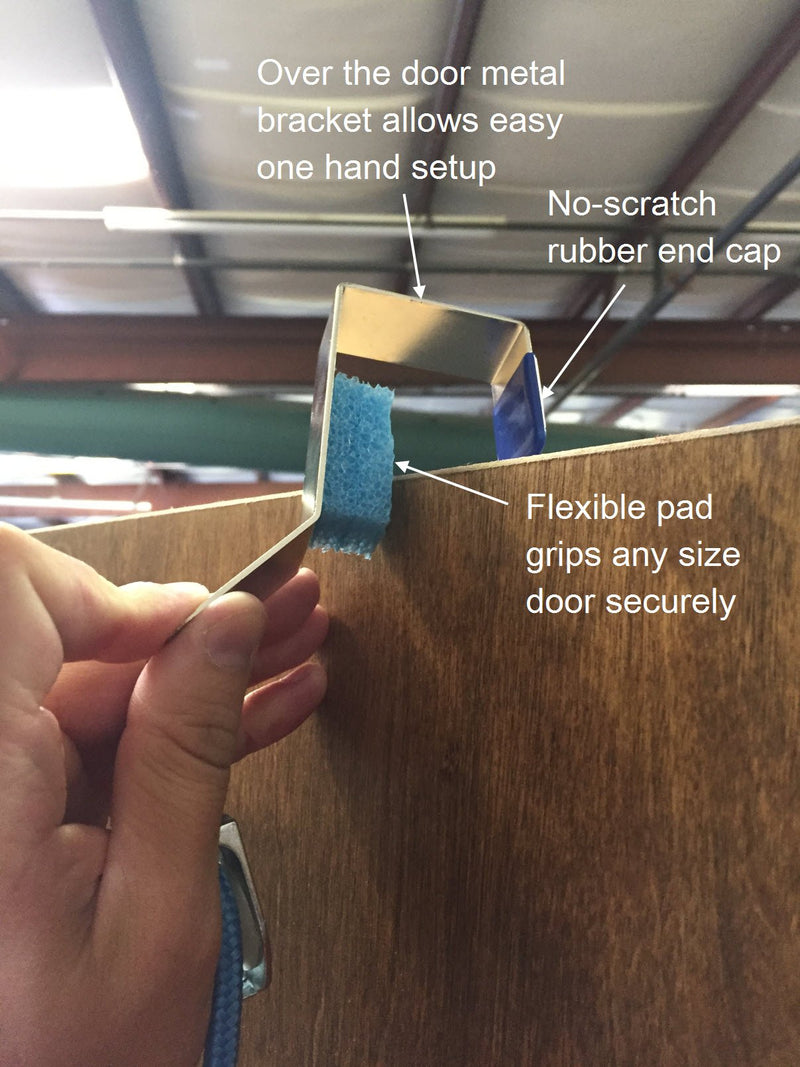 [Australia - AusPower] - Shoulder Pulley System, Over The Door Metal Bracket, Therapists Choice for Physical Therapy 