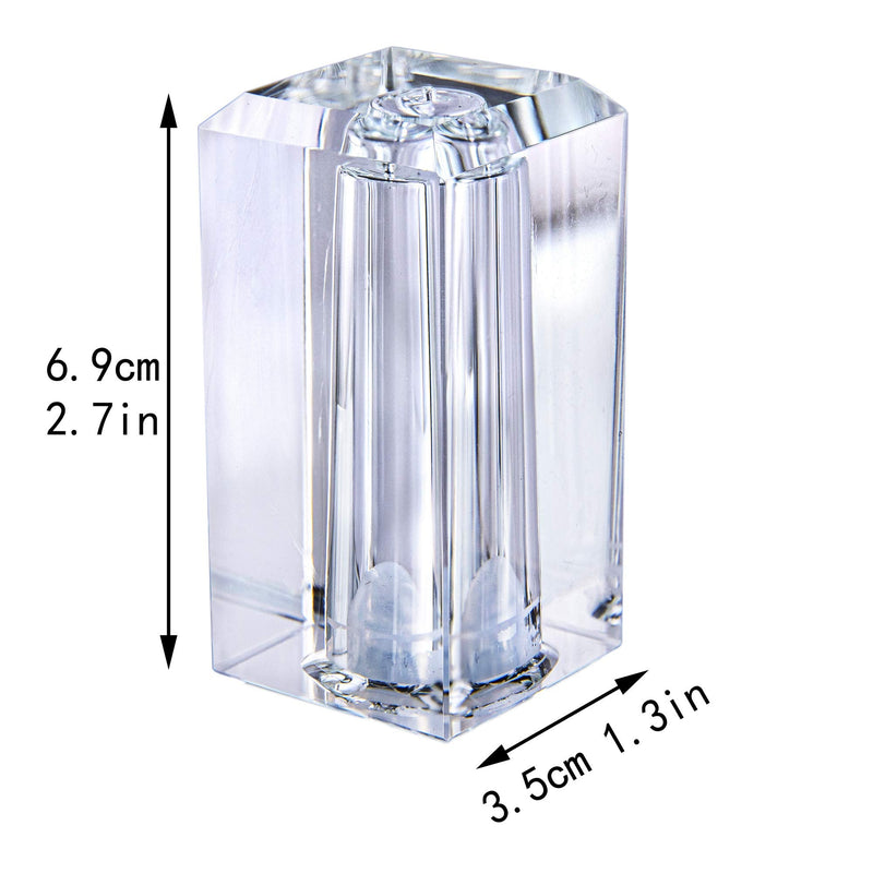 [Australia - AusPower] - Set of 2 Refillable Seasoning Bottle Crystal Salt and Pepper Shakers Kitchen or Table Decor Salt Shaker Set Style 3 