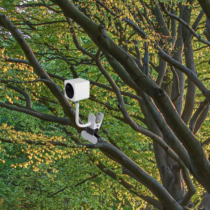 [Australia - AusPower] - OkeMeeo Gooseneck Camera Mount for WYZE Cam OG, Wyze Cam V3/ V3 Pro, Wyze Cam Pan V3/V2/V1,Arlo Cameras and More(Gooseneck Clip,1 Pack) 1 Pack Gooseneck Clip 