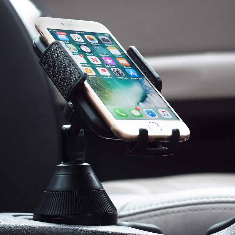 [Australia - AusPower] - ATTAINABLE TECH Universal Car Phone Holder - Long Neck Cup Holder Phone Mount Won't Obstruct Your View While Driving - Swivel Cell Phone Car Mount for iPhone, Samsung Galaxy Note, Max & More 