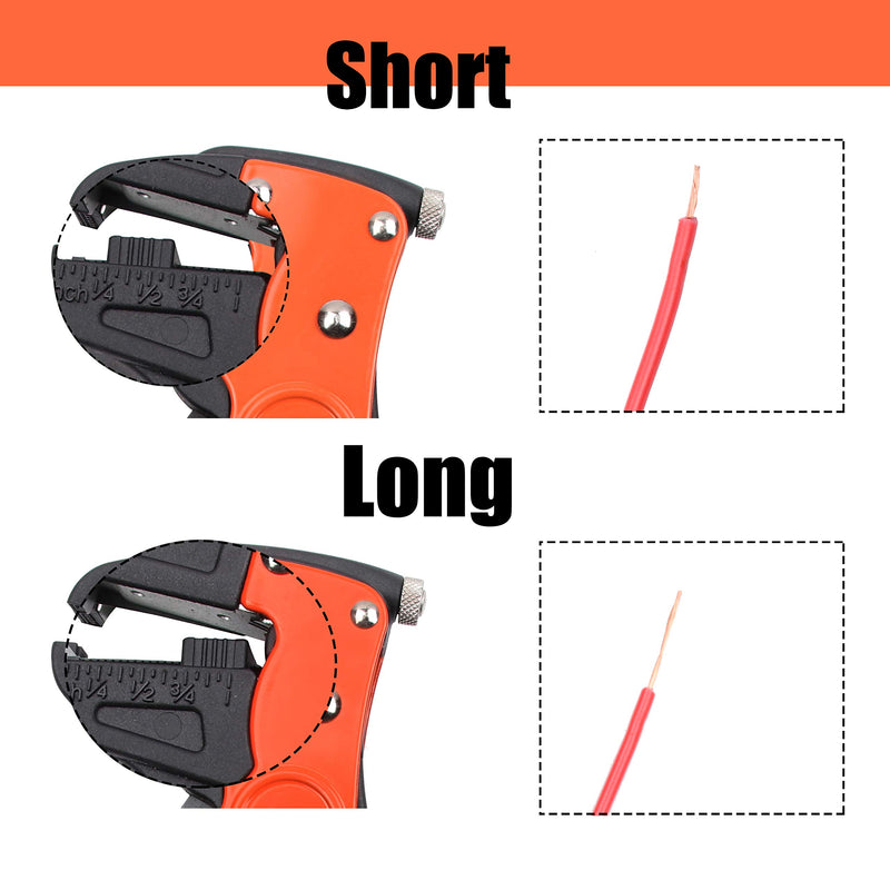 [Australia - AusPower] - Wire Stripper,Yangoutool Automatic Wire Stripping Tool and Wire Stripper Tool 2 In 1 for Flat Ribbon Wire and Electrical or Automotive Repair 