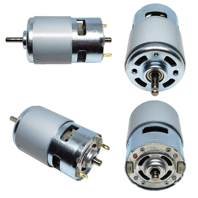 [Australia - AusPower] - Hechengdianzi 775 DC Motor DC 12V 7500-15000RPM & Bracket High Speed Large Torque Low Noise Gear Motor Electronic Component Motor Perfect for DIY electric power tools 775 motor 