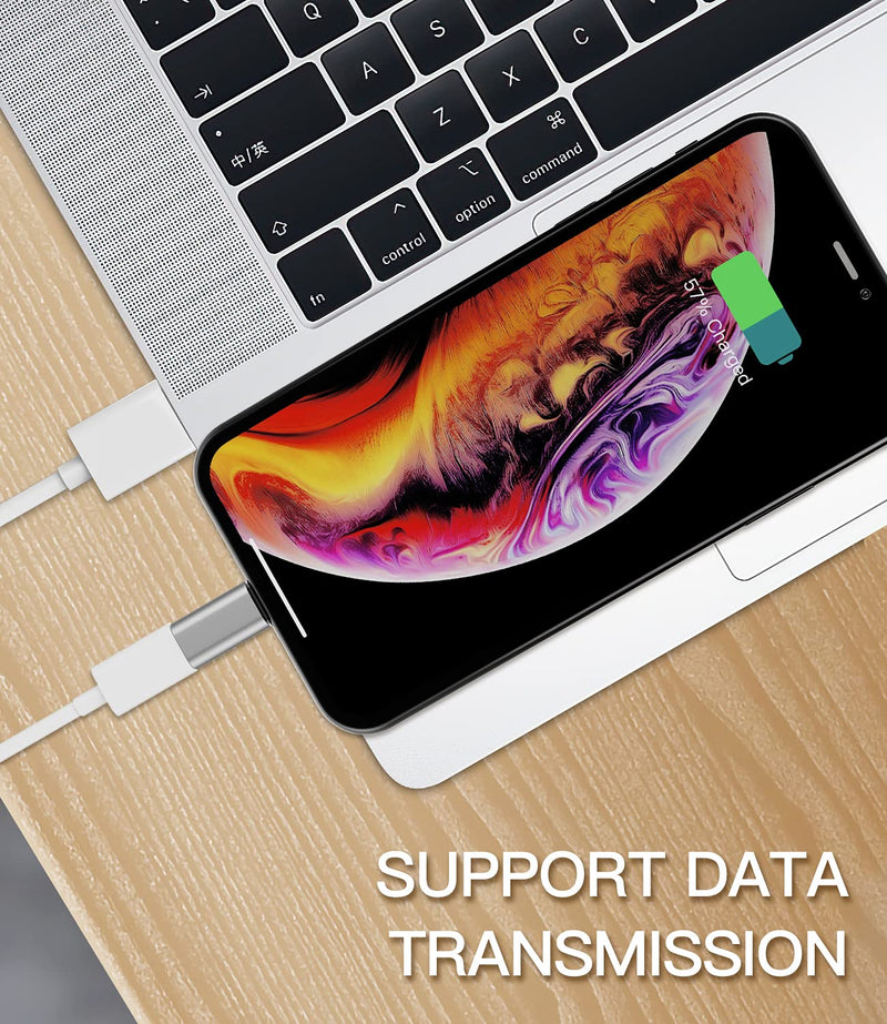 [Australia - AusPower] - 3Pack,Compatible for Lightning to Male Micro USB Female Adapter Compatible with Iphone 12 11 pro max mini xs xr x se 7 8 6s 6 5s plus for Ipad air Charging Cable Connector power Charger Converter Port 