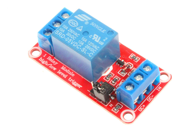 [Australia - AusPower] - NOYITO 1 Channel Relay Module With Isolated Optocoupler 5V 12V 24V High Low Level Trigger Module Triggered (Pack of 3) (24V, Red) 24 Volt 