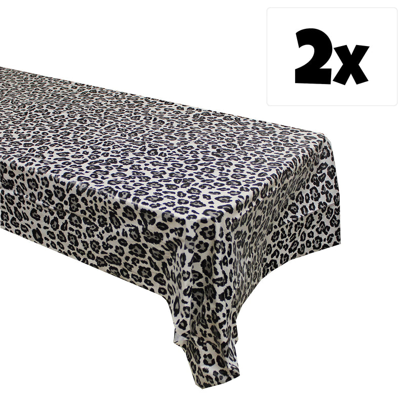 [Australia - AusPower] - Snow Leopard Table Covers (2), Safari Birthdays, Snow Leopard Party Supplies, Animal Themed Decorations, Cheetah Print, Jungle Tablecloth, Safari Table Cloths, Cheetah Table Cloth, Blue Orchards 