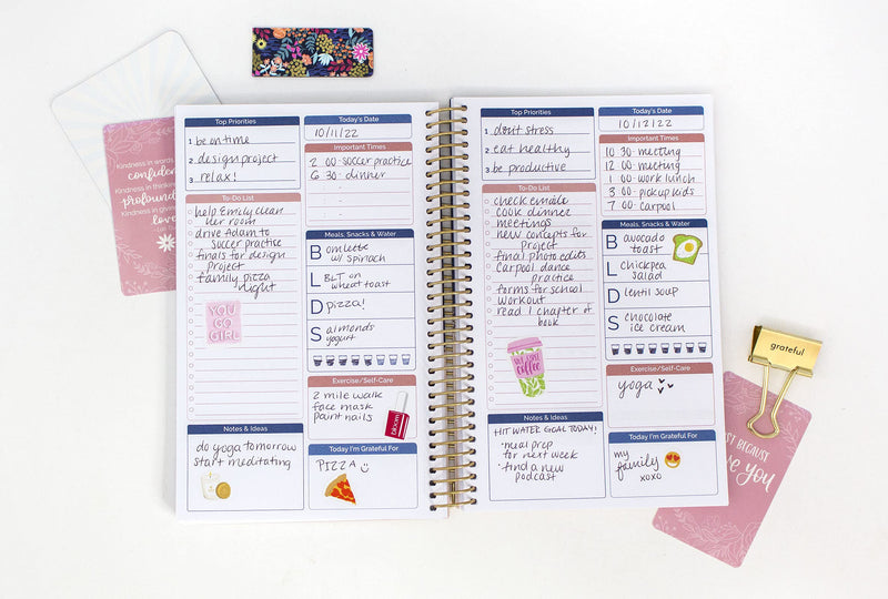 [Australia - AusPower] - bloom daily planners Bound to-Do List Book - UNDATED Daily Planning System Tear Off Calendar Pages - 6" x 8.25" - Celestial 